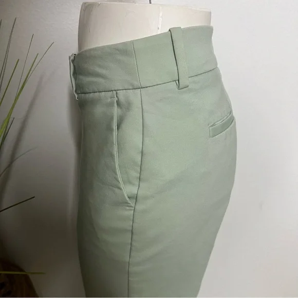 A New Day Sea-foam Green Stretch Ankle Crop Pants 2 - Picture 13 of 16